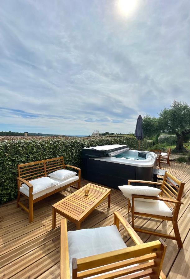 Chambre D'Hotes Avec Jacuzzi Ventoux Cocoon Bédoin Exterior foto